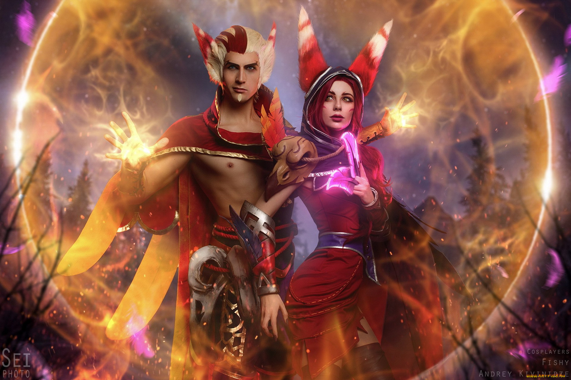 ,  , league, of, legends, rakan, xayah